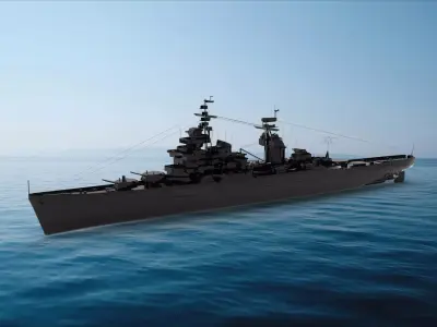 Sverdlov-class cruiser 3D model