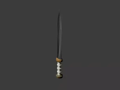 Gladius Sword Low-poly 3D model