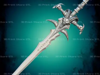 Lich King  Frostmourne Cosplay World Of Warcraft - STL File 3D print model