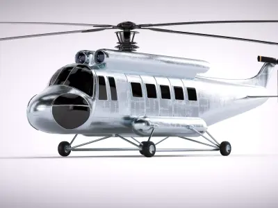 Medium Helicopter 3D model purchase
