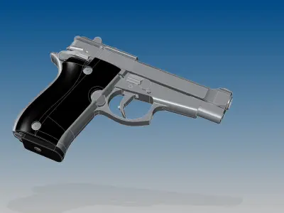 Beretta 84F 3D model