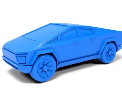 Tesla Cybertruck 3D print model get