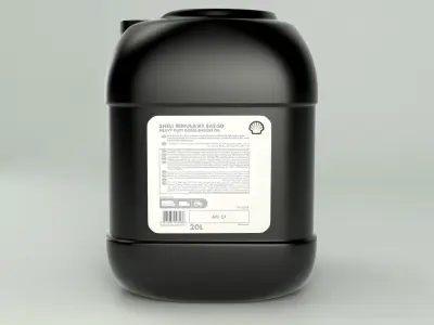 Jerrycan model shell rumula oil Low-poly 3D model