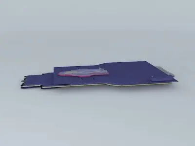 XAC Blue Dragon Space aircraft Free 3D model
