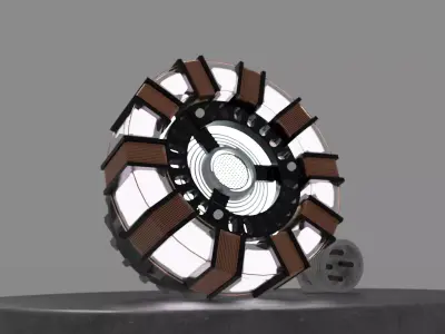 Arc Reactor from iron man By TanKomet 3D model