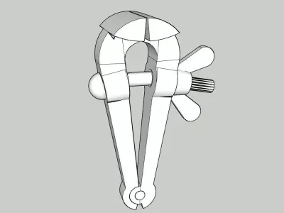 Hand vise 3D model
