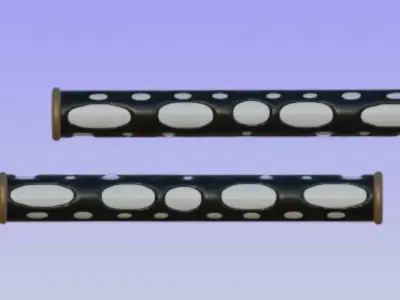  Shadowfang Blades Low-poly 3D model