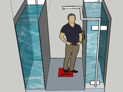 Disinfectant Tunnel 3D model