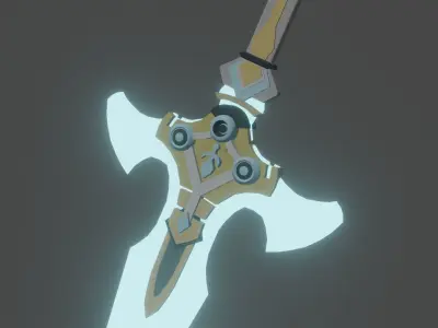 Epic Fantasy Sword Pack by gWyn Low-poly 3D model