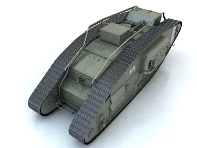 Mark V Tank Female 3D model