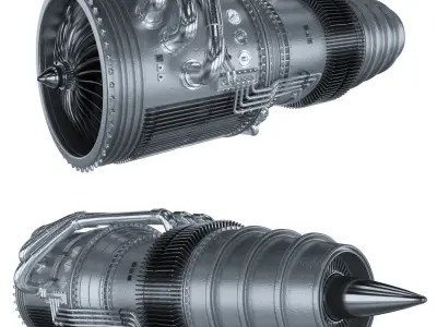 engine jet pack 3D model