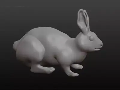 rabbit pig 3D model