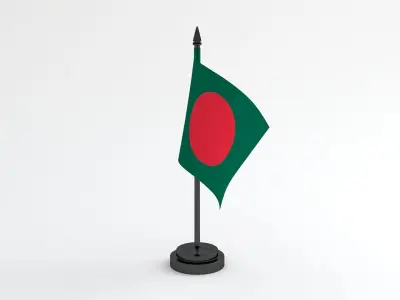 Table Flag Bangladesh 3D model