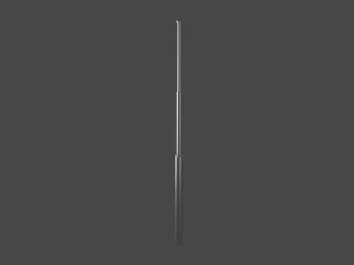 AM FM Radio Telescopic Remote Controller Antenna Low-poly 3D model