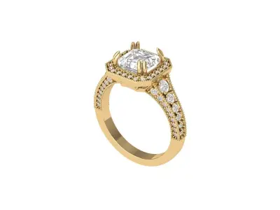 Wedding Ring  3D print model 397