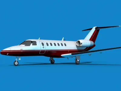 Cessna C528 Citation CJ3 V08 3D model
