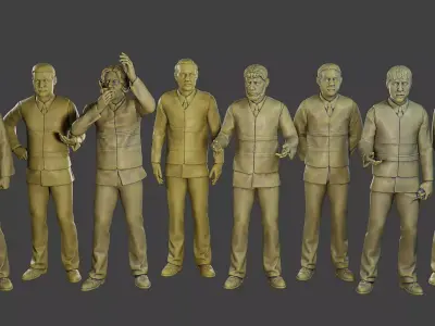 Male Security reflective vest MSRV Pack1