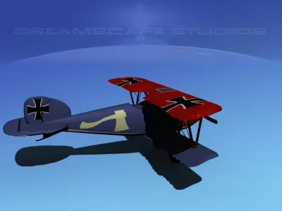 Albatross DIII Fighter 3D model by Dreamscape