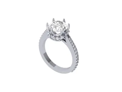 Wedding Ring  3D print model 438