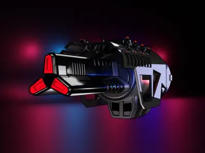 gun model 3D model get