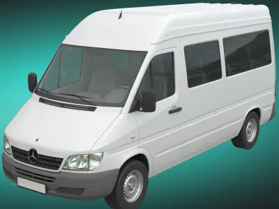 Mercedes-Benz Sprinter Classic Minibus MWB 3D model