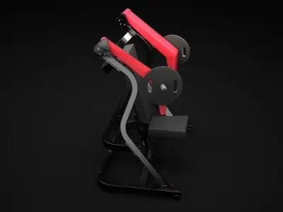 Incline Press 3D model