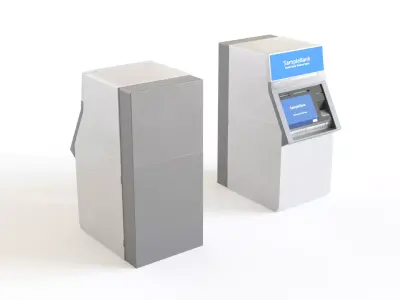ATM - automated teller machine 3D model