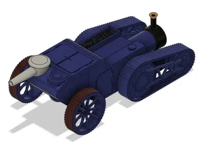 MKI Steamer Tank 3D print model