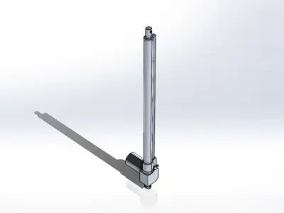 Atuador Eletrico 600mm 3000N Electric Actuator 3D model
