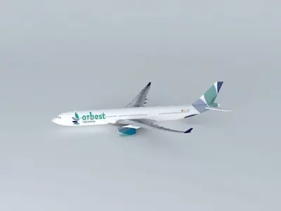 Orbest Orizonia Airlines Airbus A330 300 Free 3D model