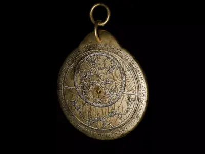 Astrolabium Low-poly 3D model