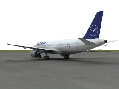 Airbus A320-200 3D model purchase