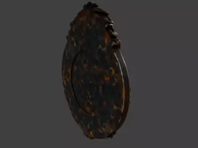 Ornate Reflection Low-poly 3D model