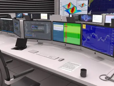 Control Room Collection 3D model