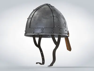 Norman Helmet Low-poly 3D model purchase