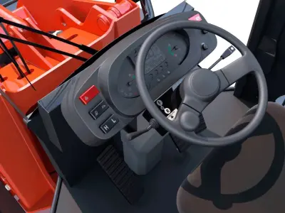 Wheel loader Hitachi ZW80 3D model