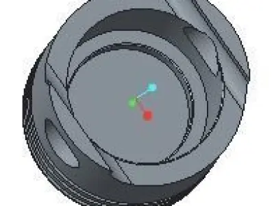 3D piston 3D model