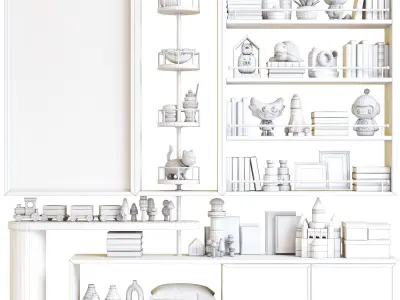 Furniture for nursery 26 3D model