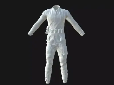 Military uniform 3D model