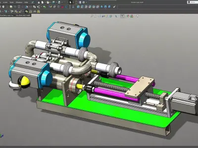 FILLING MACHINE  SOLIDWORKS 2018 3D model
