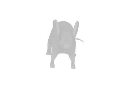 Low Poly Rat - Game Ready 3D Model 3D model