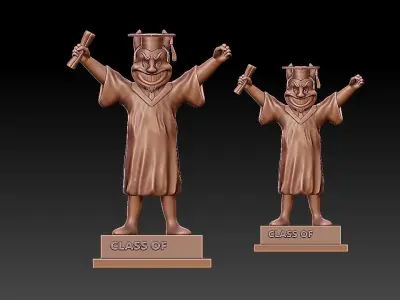 GRADUATION MASCOT ARIZONA STATE UNIVERSITY - 3D PRINT 3D print model