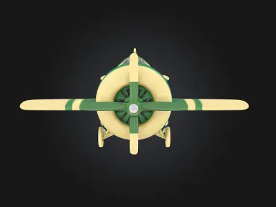 Toy Plane Delight 3D model
