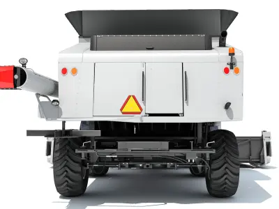 Combine Harvester 3D model 11