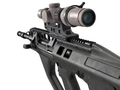 EF88 AUSTEYR RIFLE Low-poly 3D model