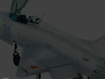 mig 21 F13 Free low-poly 3D model