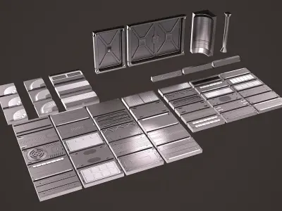  Sci Fi Interior Kitbash 