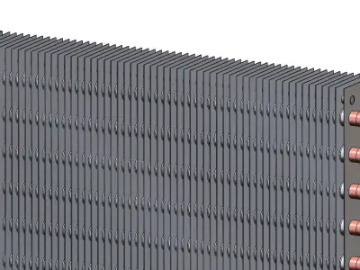 HVAC Air Conditioner Heat Exchanger Coil 3D model