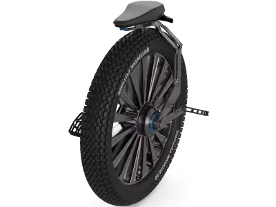 Off road Unicycle 3D model purchase