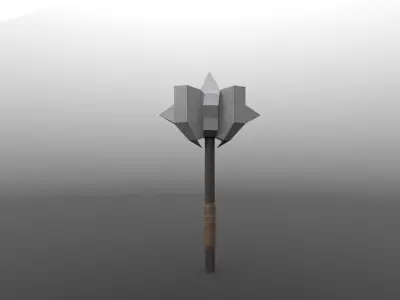 Pointy hammer 3D model